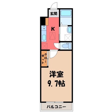 小山駅 バス19分  千駄塚公民館下車：停歩6分 1階の物件間取画像